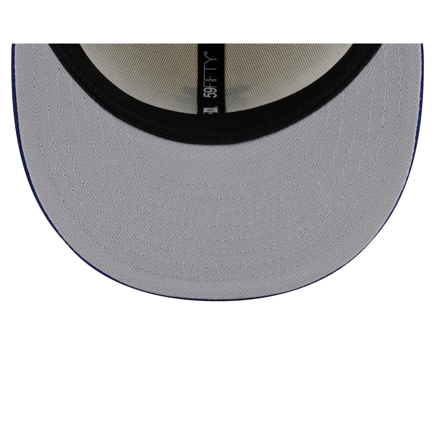 Los Angeles Dodgers Upside Down Logo Cream 59FIFTY Fitted Hat