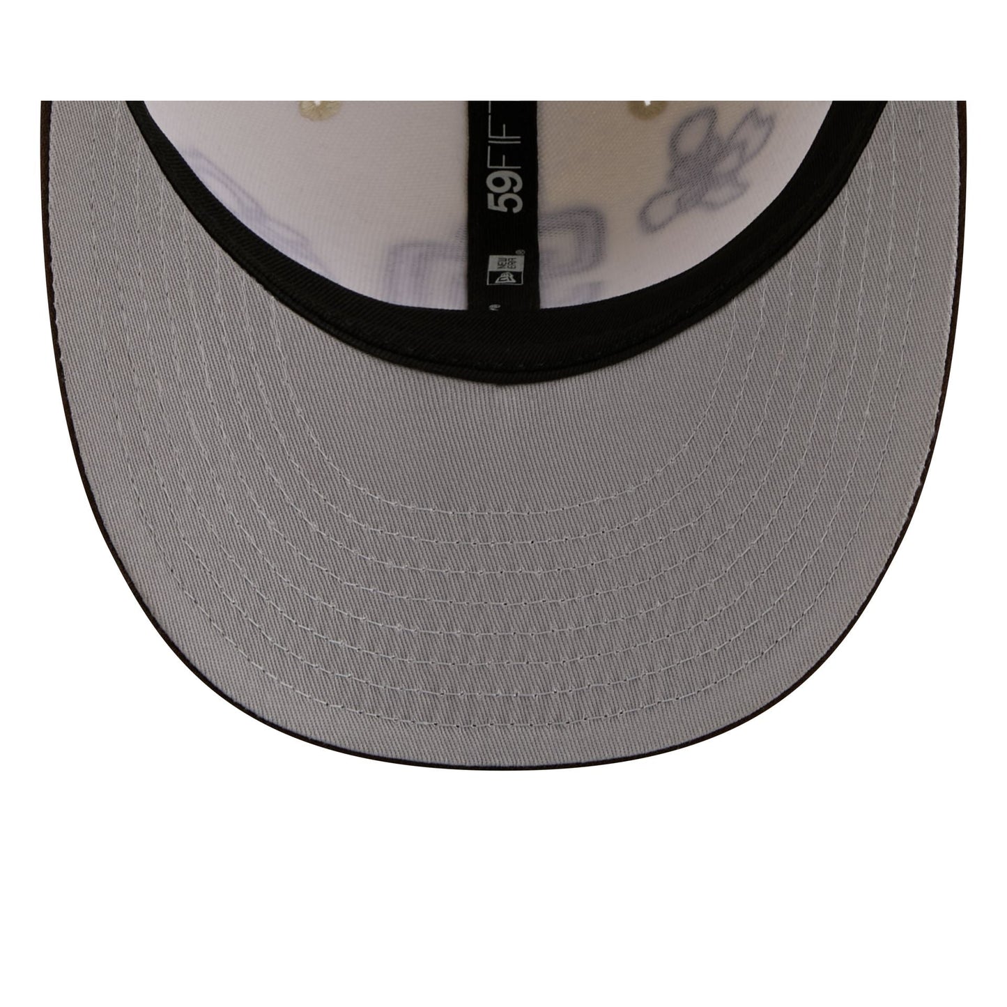San Diego Padres Floral Outline 59FIFTY Fitted Hat
