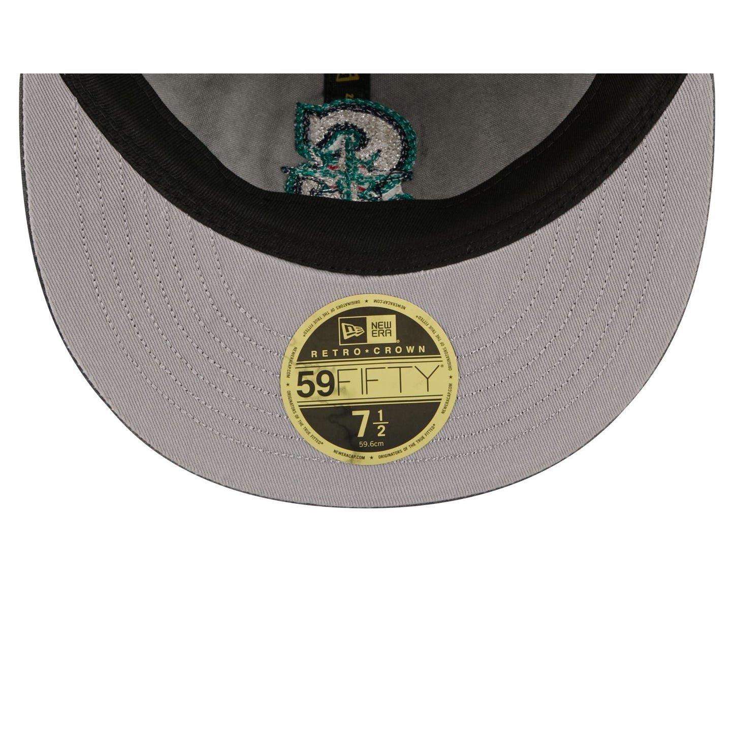 Seattle Mariners Visor Stitch Retro Crown 59FIFTY Fitted Hat