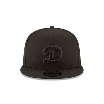 Los Angeles Dodgers Basic All Black 9FIFTY Snapback Hat