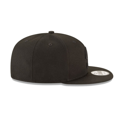 Los Angeles Dodgers Basic All Black 9FIFTY Snapback Hat