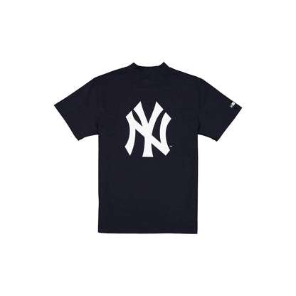 New York Yankees Mockneck Navy T-Shirt