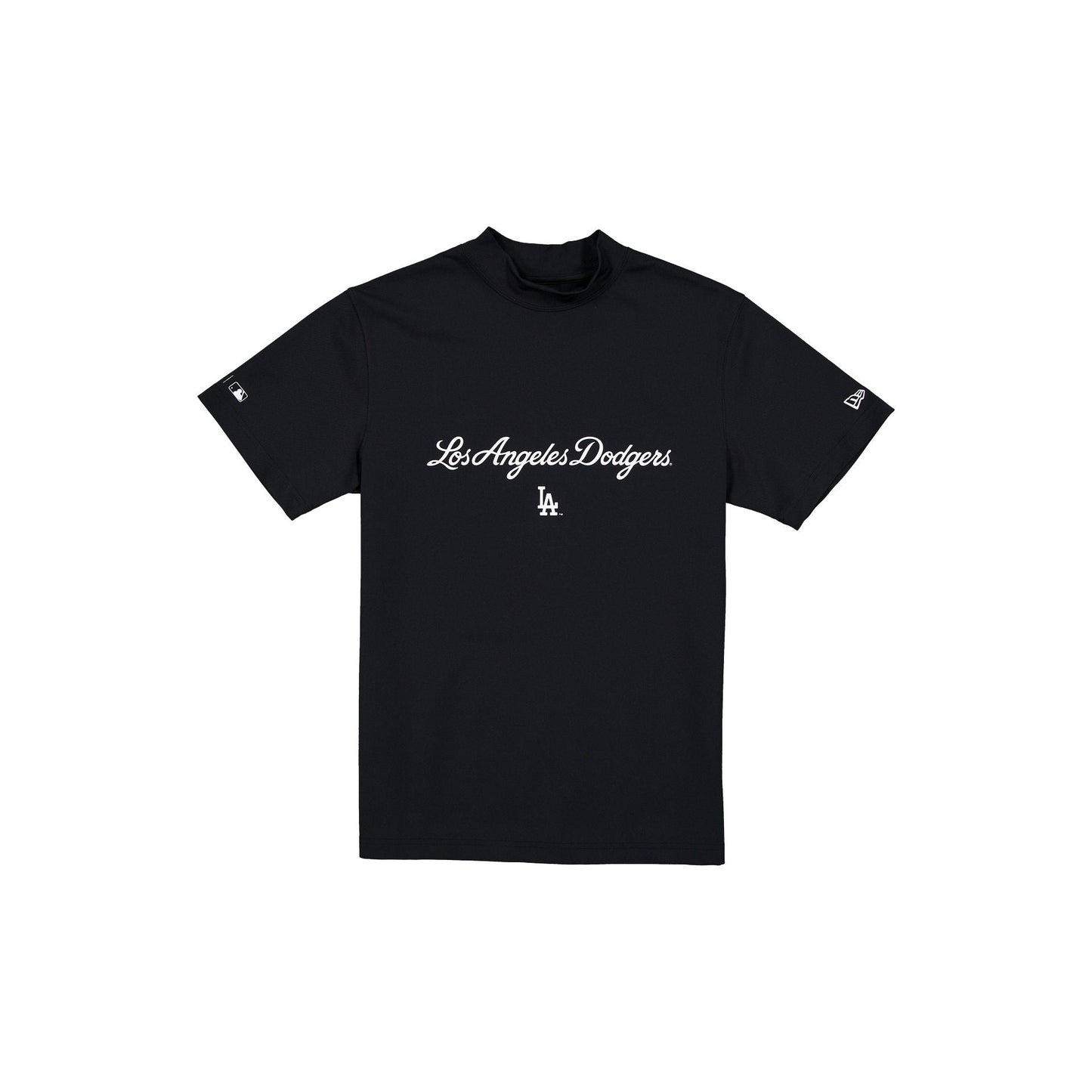 Los Angeles Dodgers Mockneck Black T-Shirt