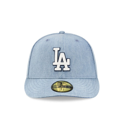 Los Angeles Dodgers Chainstitch Washed Denim 59FIFTY Fitted Hat
