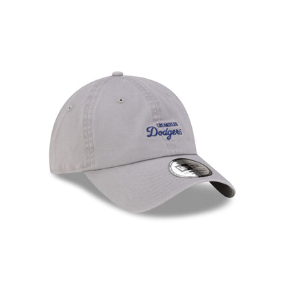 Los Angeles Dodgers Script Gray Casual Classic Adjustable Hat
