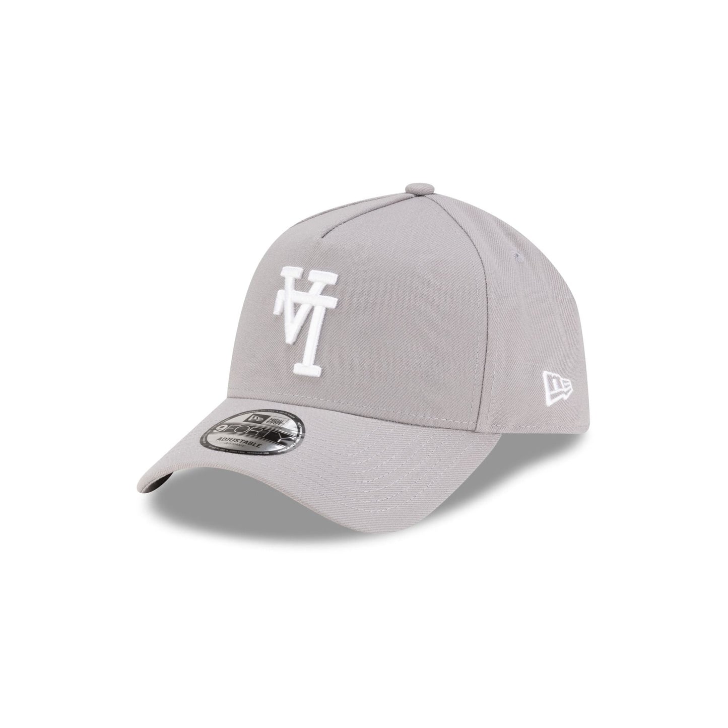 Los Angeles Dodgers Upside Down Logo Gray 9FORTY A-Frame Snapback Hat