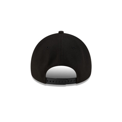 Los Angeles Dodgers Upside Down Logo Black 9FORTY A-Frame Snapback Hat