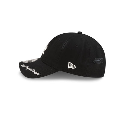 Los Angeles Dodgers Distressed Black 9TWENTY Adjustable Hat