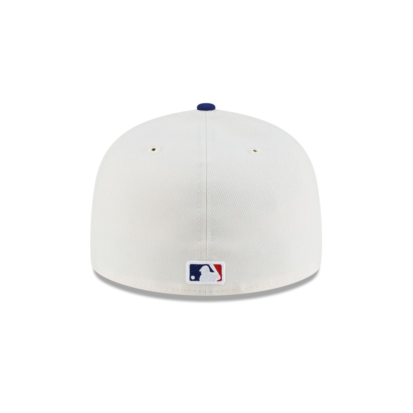 Los Angeles Dodgers Upside Down Logo Cream 59FIFTY Fitted Hat