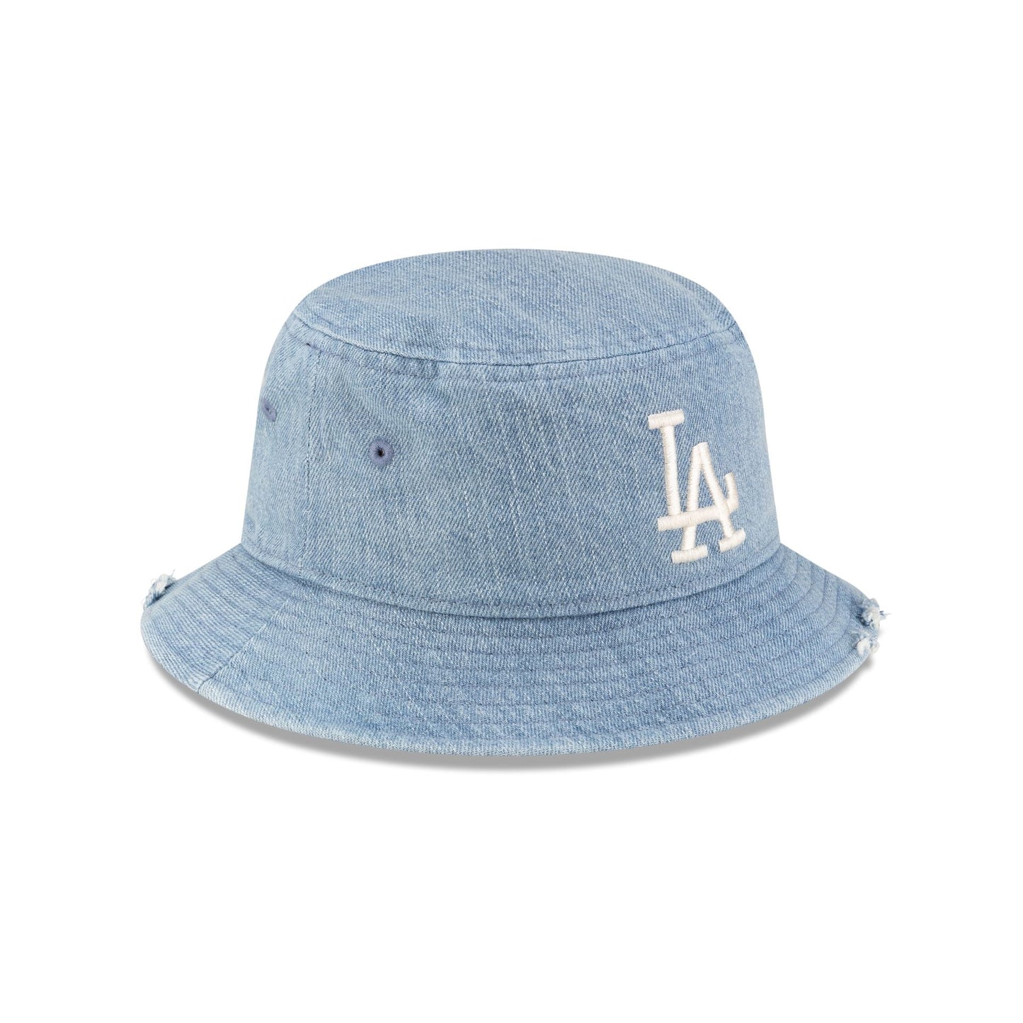 Los Angeles Dodgers Distressed Denim Bucket Hat