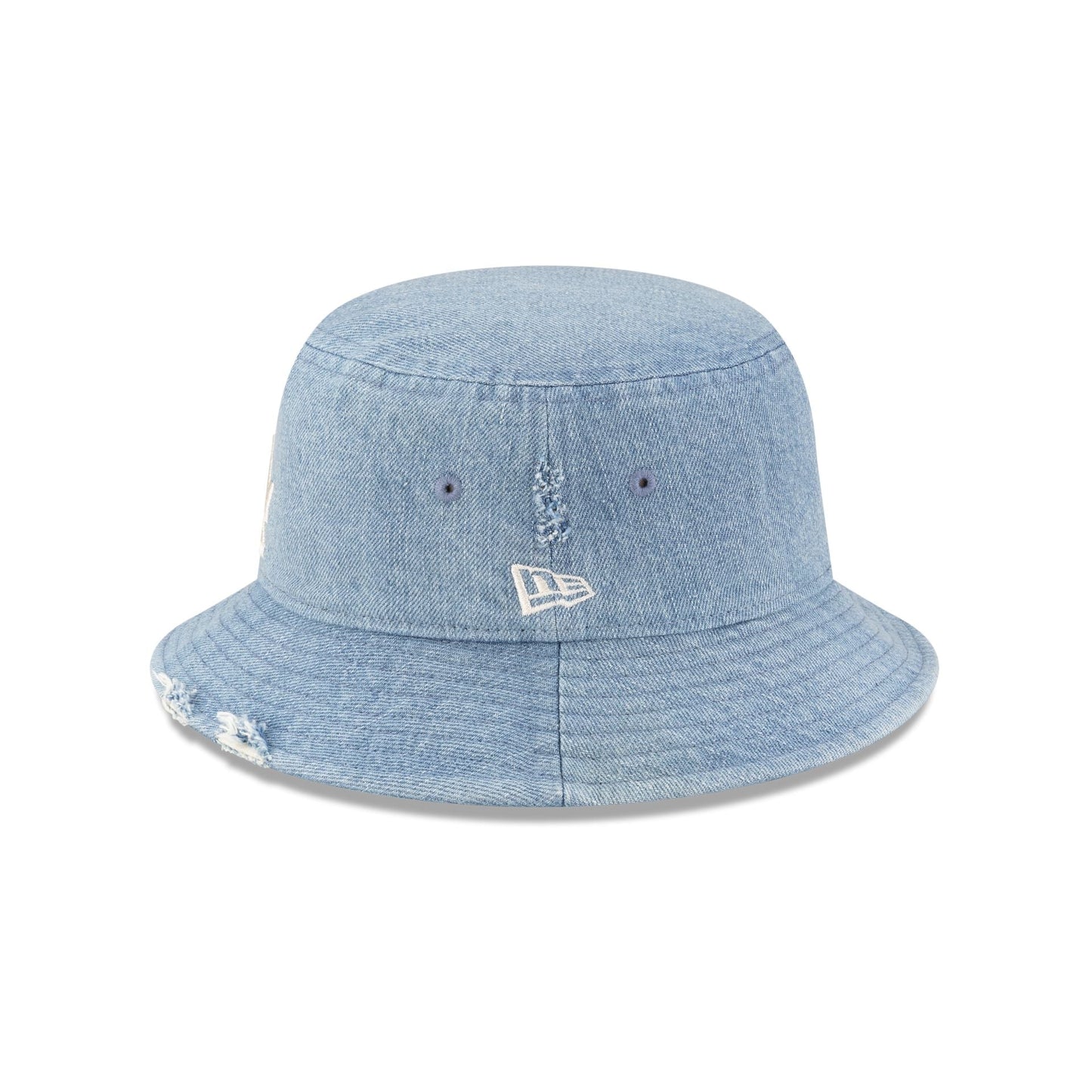 Los Angeles Dodgers Distressed Denim Bucket Hat