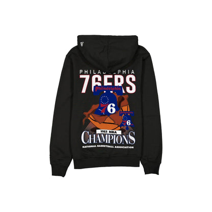 Philadelphia 76ers Hardwood Classics 1983 Champions Bold Hoodie