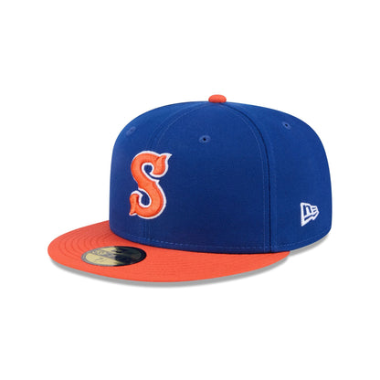 Syracuse Mets Authentic Collection Home 59FIFTY Fitted Hat