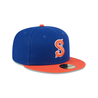 Syracuse Mets Authentic Collection Home 59FIFTY Fitted Hat