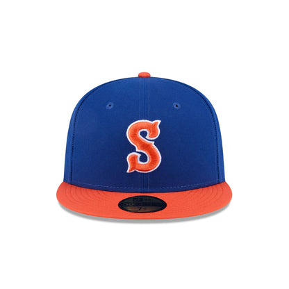 Syracuse Mets Authentic Collection Home 59FIFTY Fitted Hat
