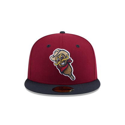 Frisco RoughRiders Theme Night Maroon 59FIFTY Fitted Hat