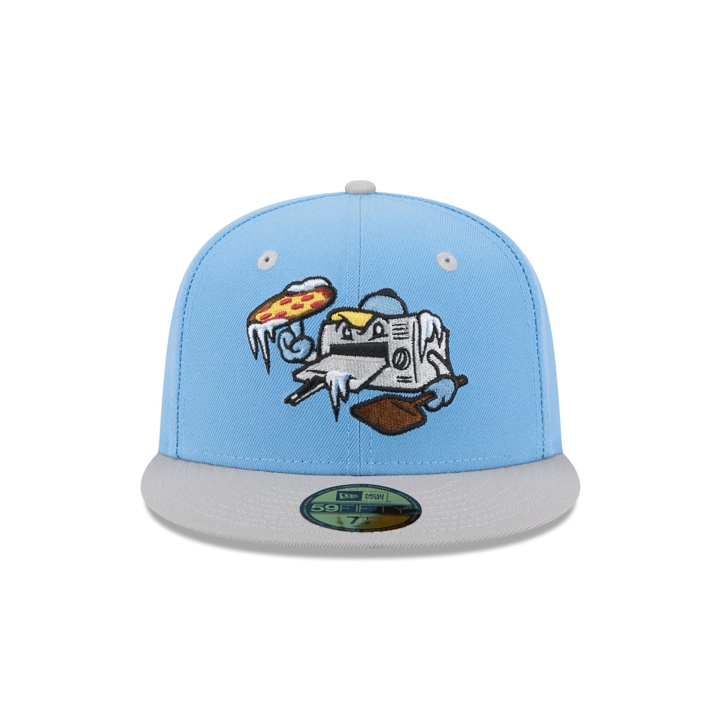 Wisconsin Timber Rattlers Theme Night Light Blue 59FIFTY Fitted Hat