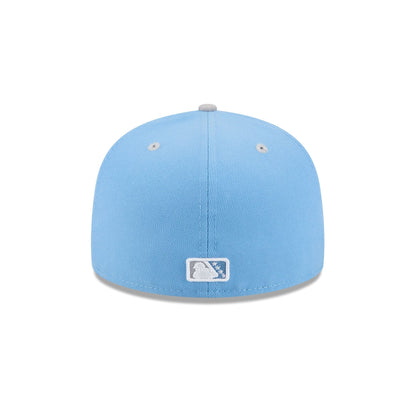 Wisconsin Timber Rattlers Theme Night Light Blue 59FIFTY Fitted Hat