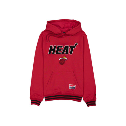 Miami Heat Throwback Felt Logo Hoodie