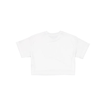 Los Angeles Dodgers Summer Women's White Cropped Jersey T-Shirt