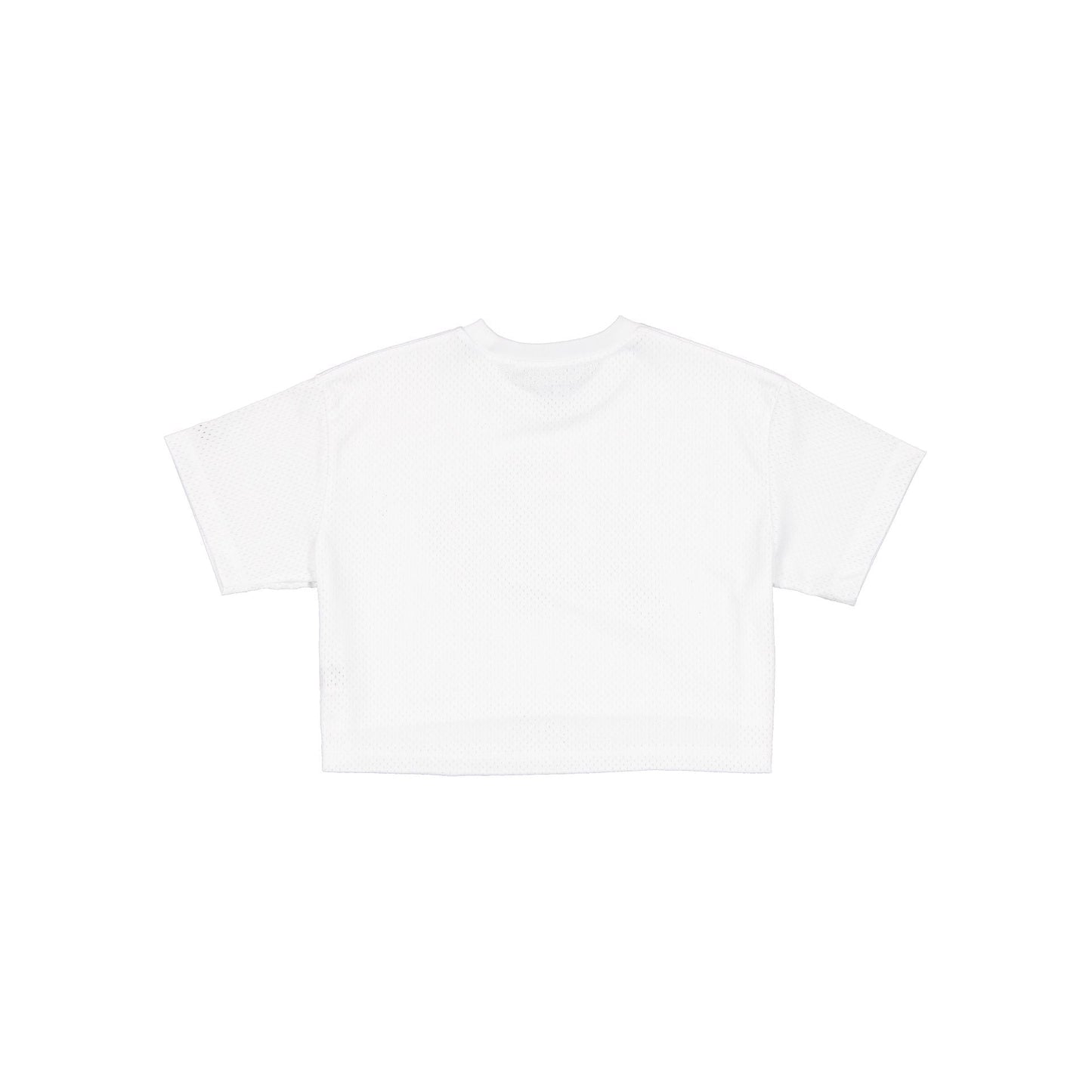 New York Knicks Summer Women's White Cropped Jersey T-Shirt