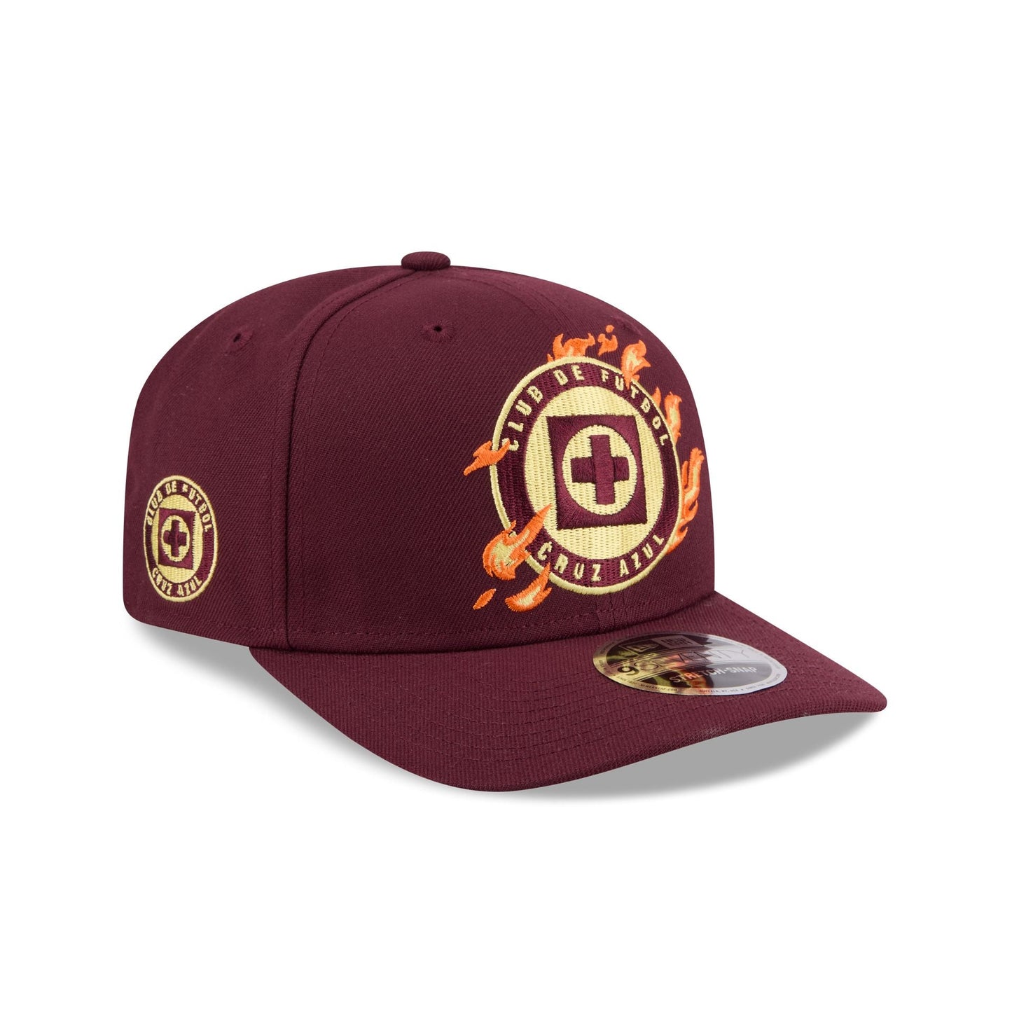 Cruz Azul Flames 9SEVENTY Stretch-Snap Hat