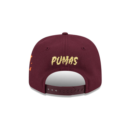 Pumas Flames 9SEVENTY Stretch-Snap Hat