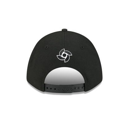 USA World Baseball Classic Black and White 9FORTY M-Crown A-Frame Snapback Hat