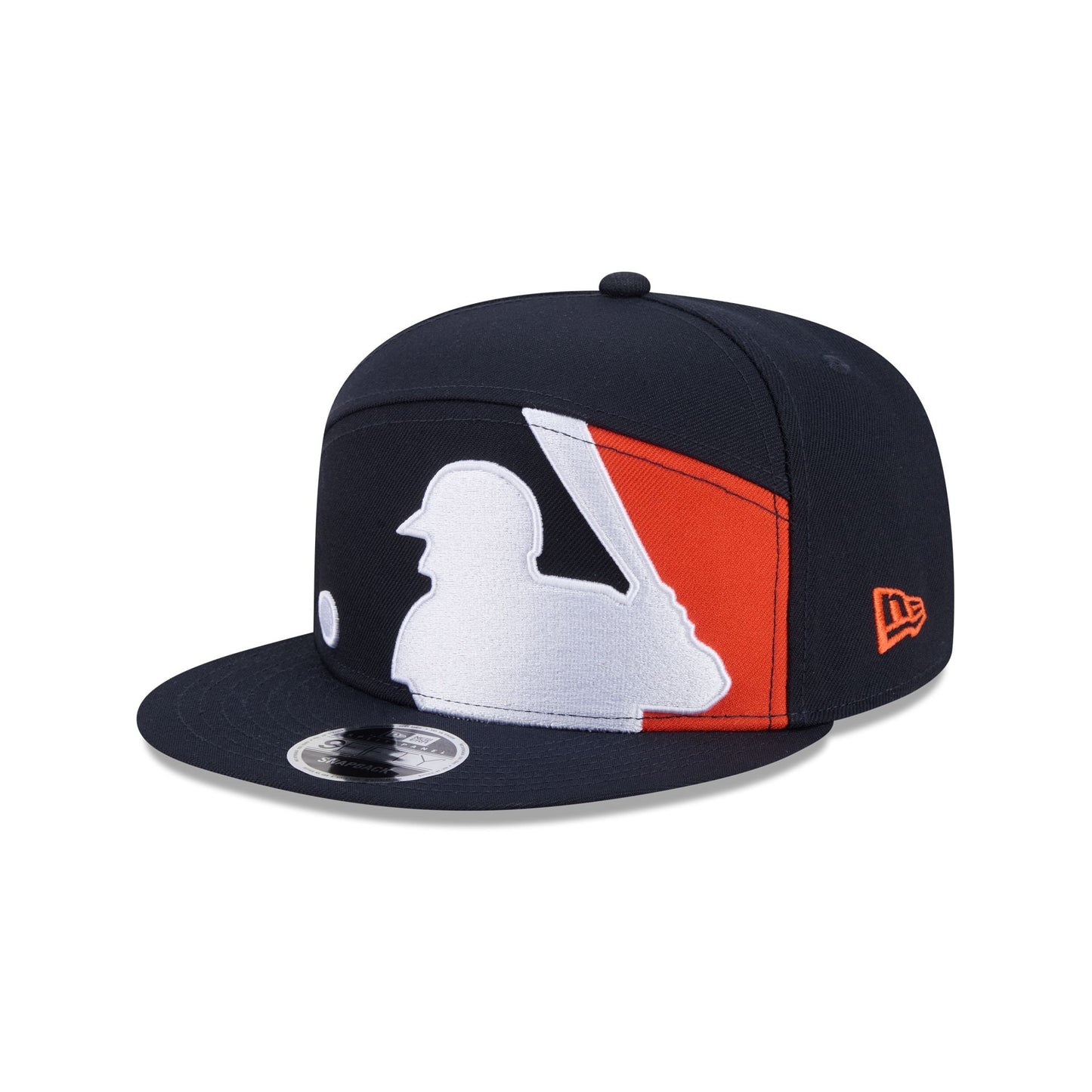 Houston Astros Batter Split Panel 9FIFTY Snapback Hat