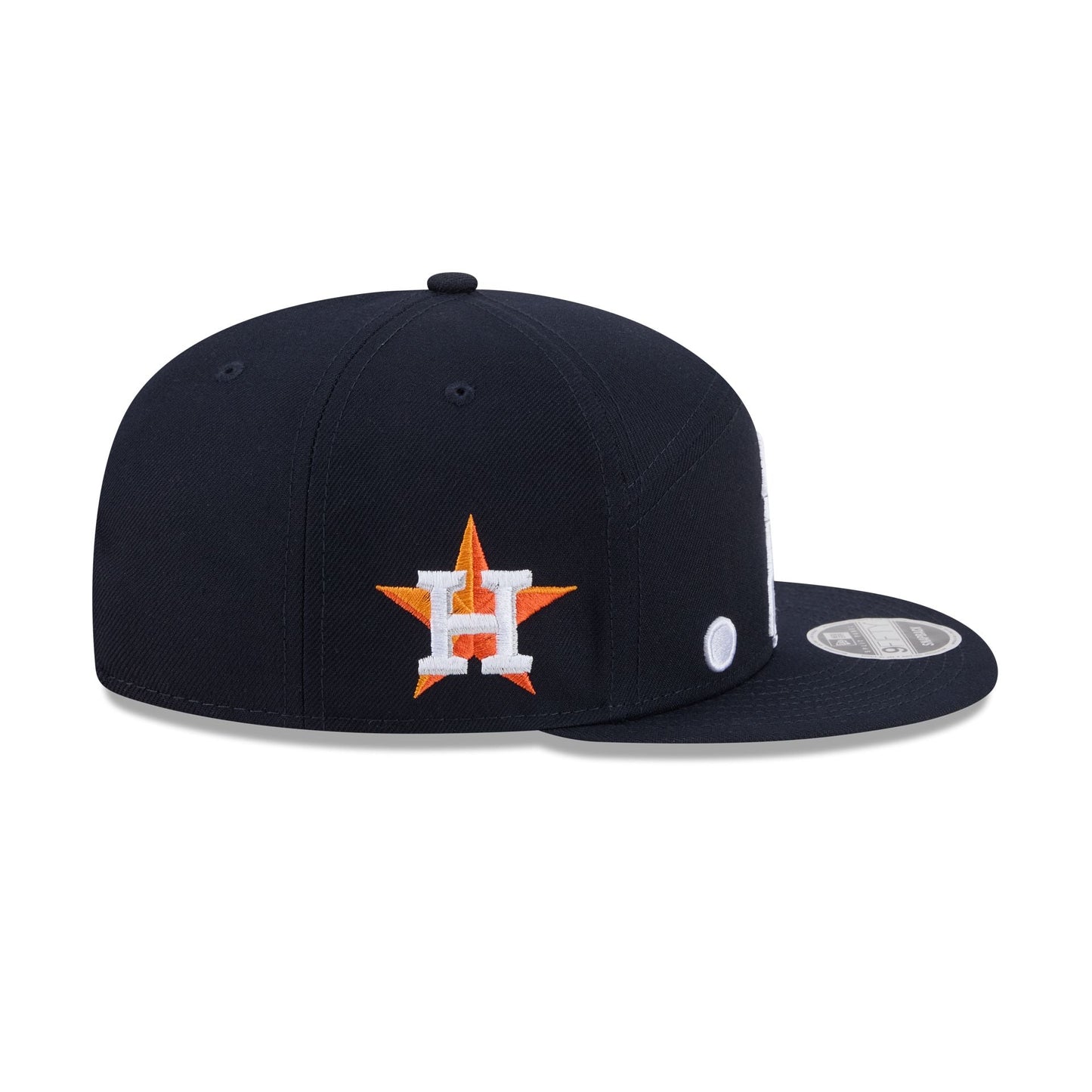 Houston Astros Batter Split Panel 9FIFTY Snapback Hat