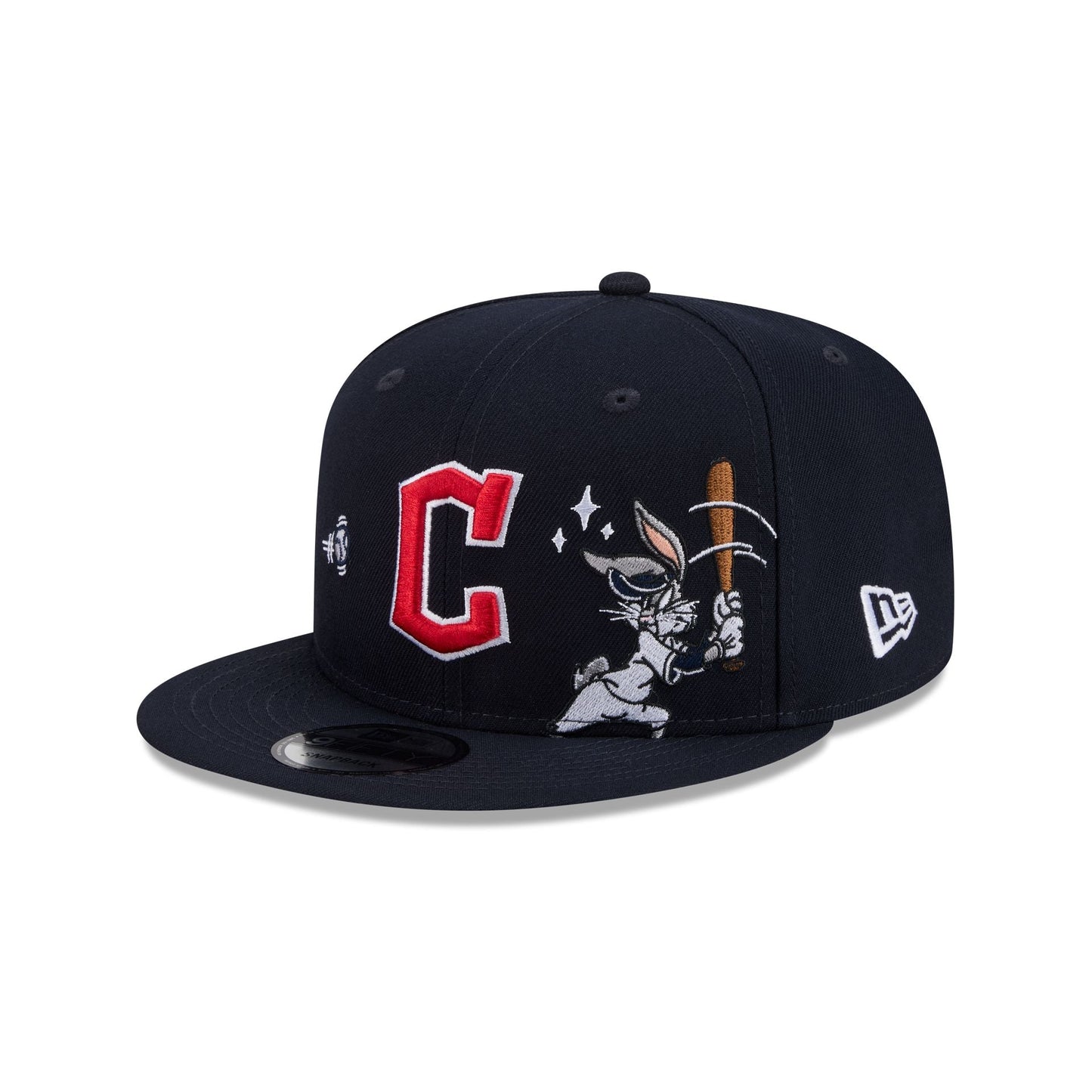 Cleveland Guardians Bugs Bunny Swing 9FIFTY Snapback Hat