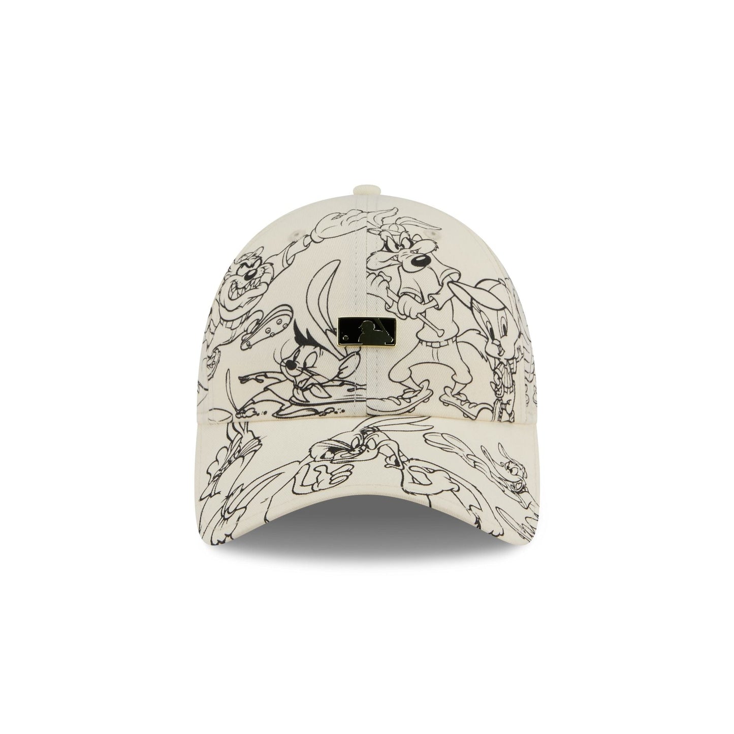 MLB Looney Tunes Chrome White Casual Classic Adjustable Hat
