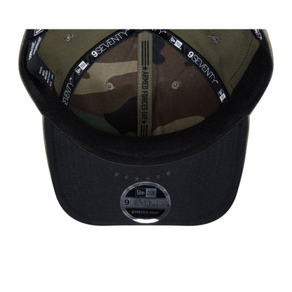 Texas Rangers Armed Forces Day 2026 9SEVENTY Stretch-Snap Hat