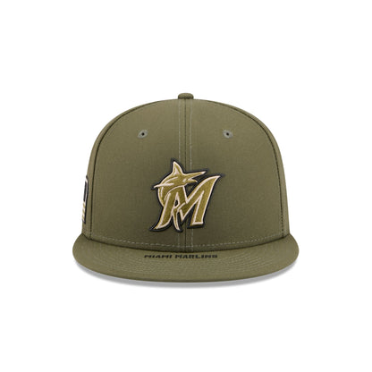 Miami Marlins Armed Forces Day 2026 9FIFTY Snapback Hat