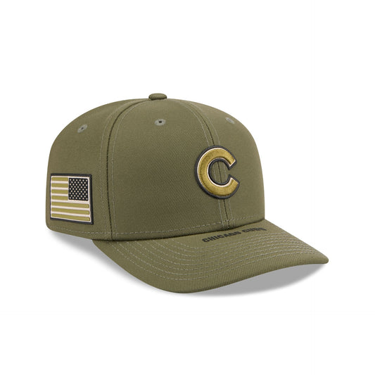 Chicago Cubs Armed Forces Day 2026 9SEVENTY Stretch-Snap Hat