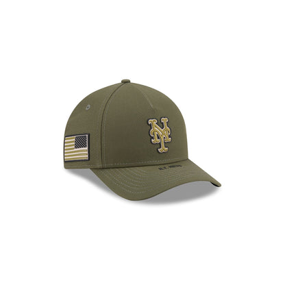 New York Mets Armed Forces Day 2026 Kids 9FORTY M-Crown A-Frame Snapback Hat