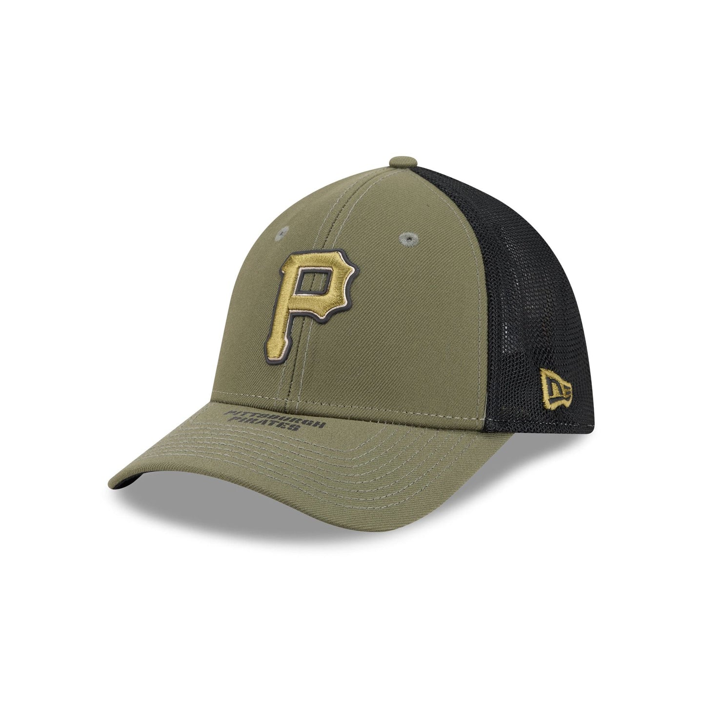 Pittsburgh Pirates Armed Forces Day 2026 39THIRTY M-Crown Stretch Fit Hat