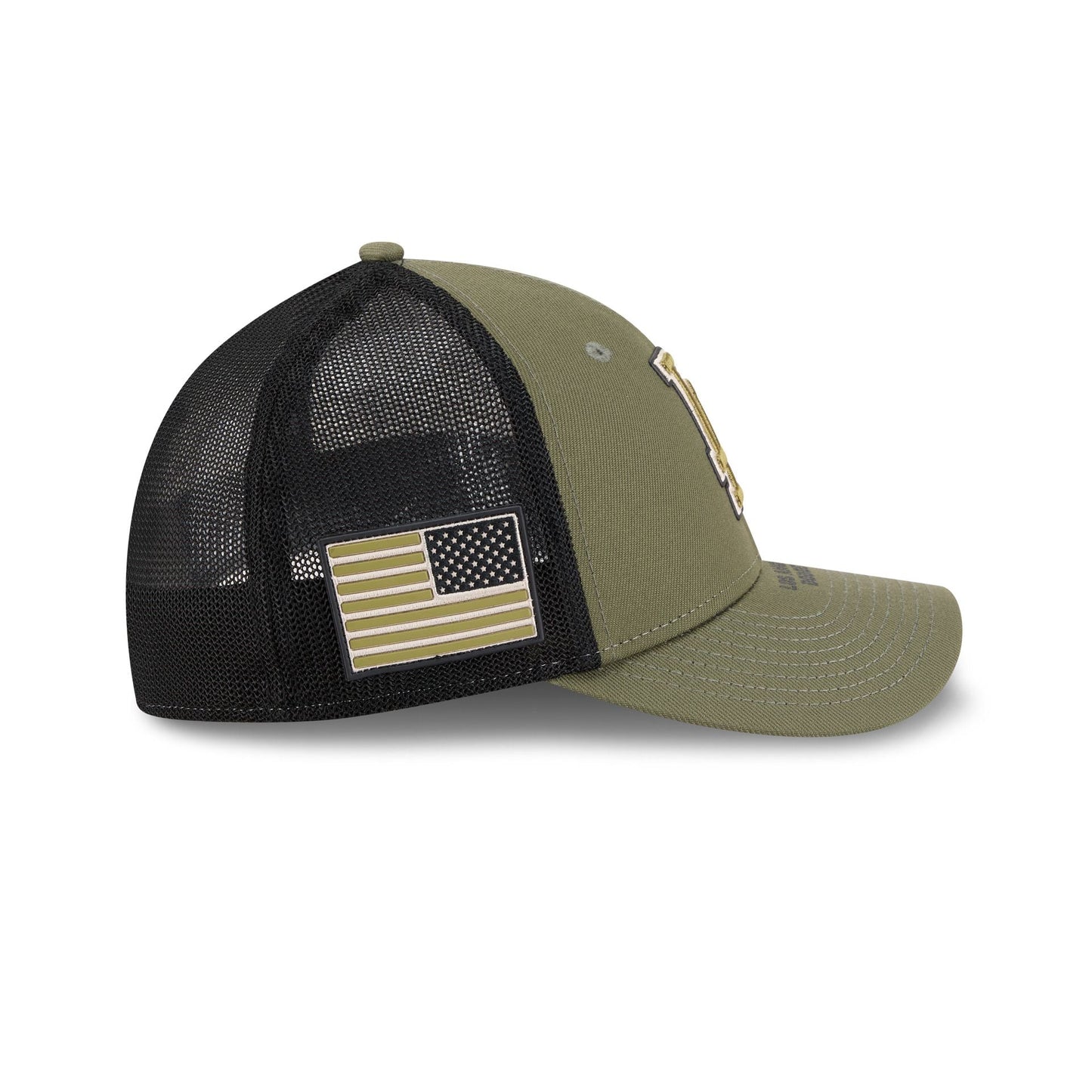 Los Angeles Dodgers Armed Forces Day 2026 39THIRTY M-Crown Stretch Fit Hat