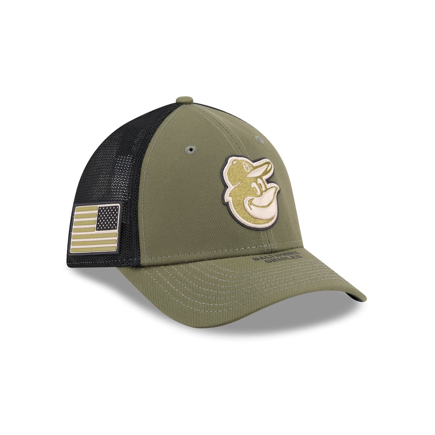 Baltimore Orioles Armed Forces Day 2026 39THIRTY M-Crown Stretch Fit Hat