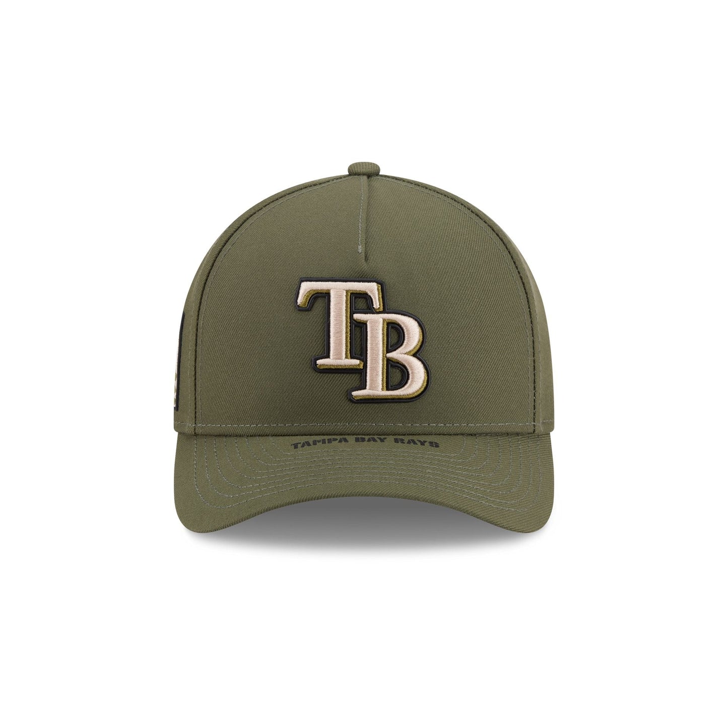 Tampa Bay Rays Armed Forces Day 2026 9FORTY M-Crown A-Frame Snapback Hat