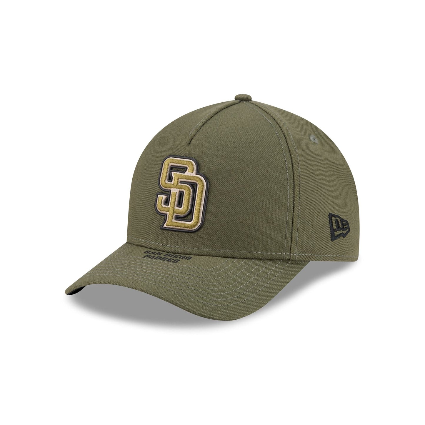 San Diego Padres Armed Forces Day 2026 9FORTY M-Crown A-Frame Snapback Hat