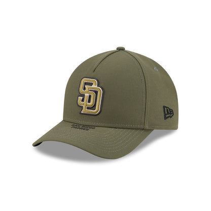 San Diego Padres Armed Forces Day 2026 9FORTY M-Crown A-Frame Snapback Hat