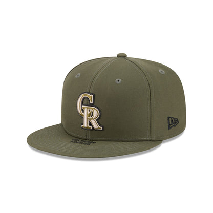 Colorado Rockies Armed Forces Day 2026 9FIFTY Snapback Hat