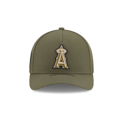 Los Angeles Angels Armed Forces Day 2026 9FORTY M-Crown A-Frame Snapback Hat