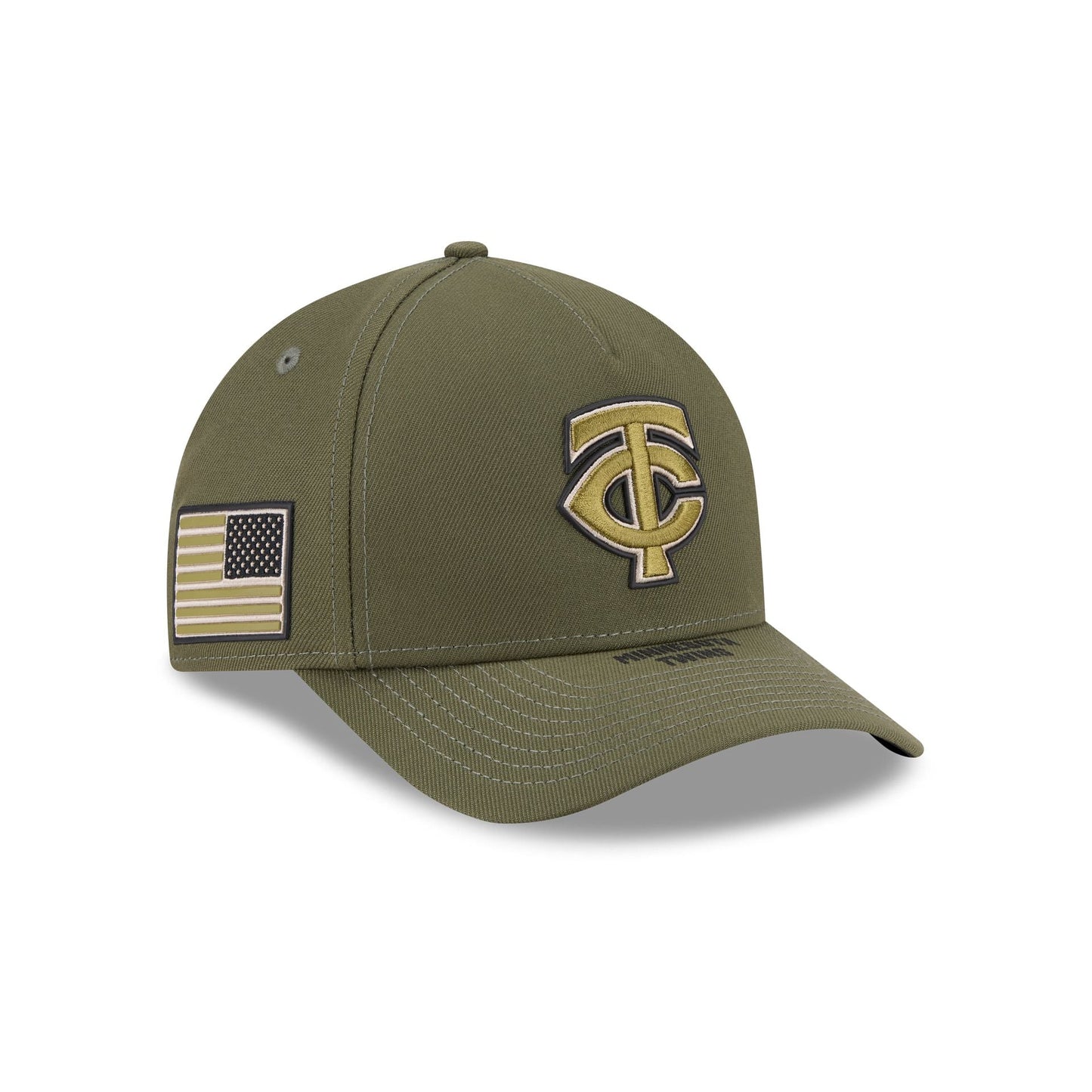 Minnesota Twins Armed Forces Day 2026 9FORTY M-Crown A-Frame Snapback Hat