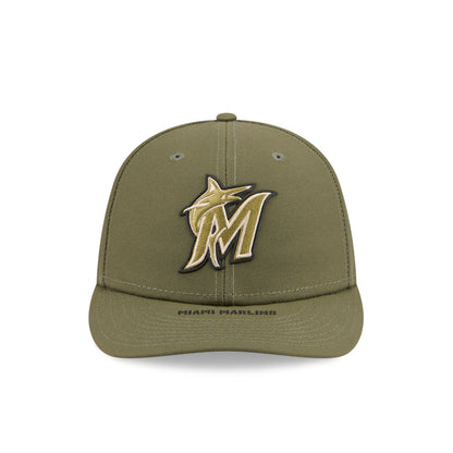 Miami Marlins Armed Forces Day 2026 Low Profile 59FIFTY Fitted Hat