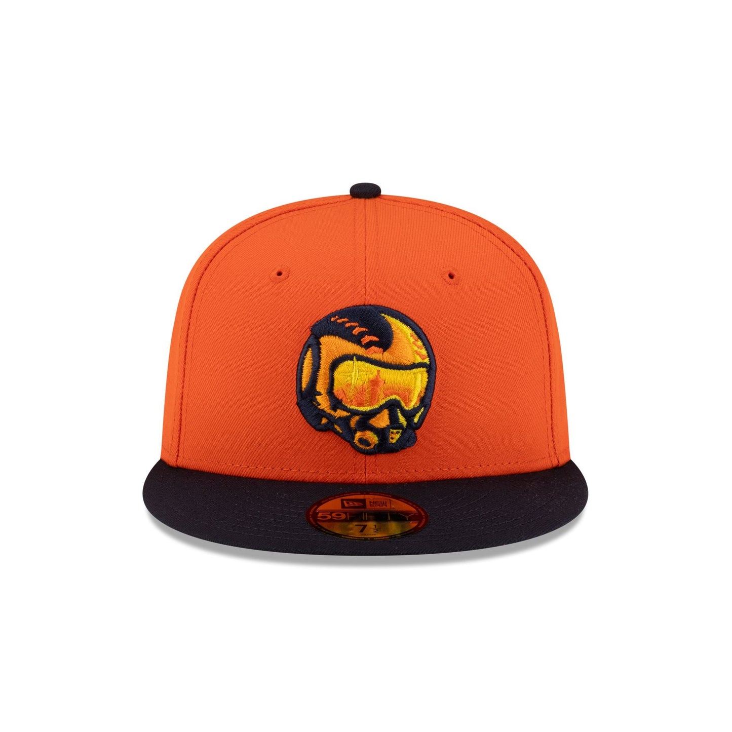 Las Vegas Aviators Authentic Collection Alt Orange 59FIFTY Fitted Hat