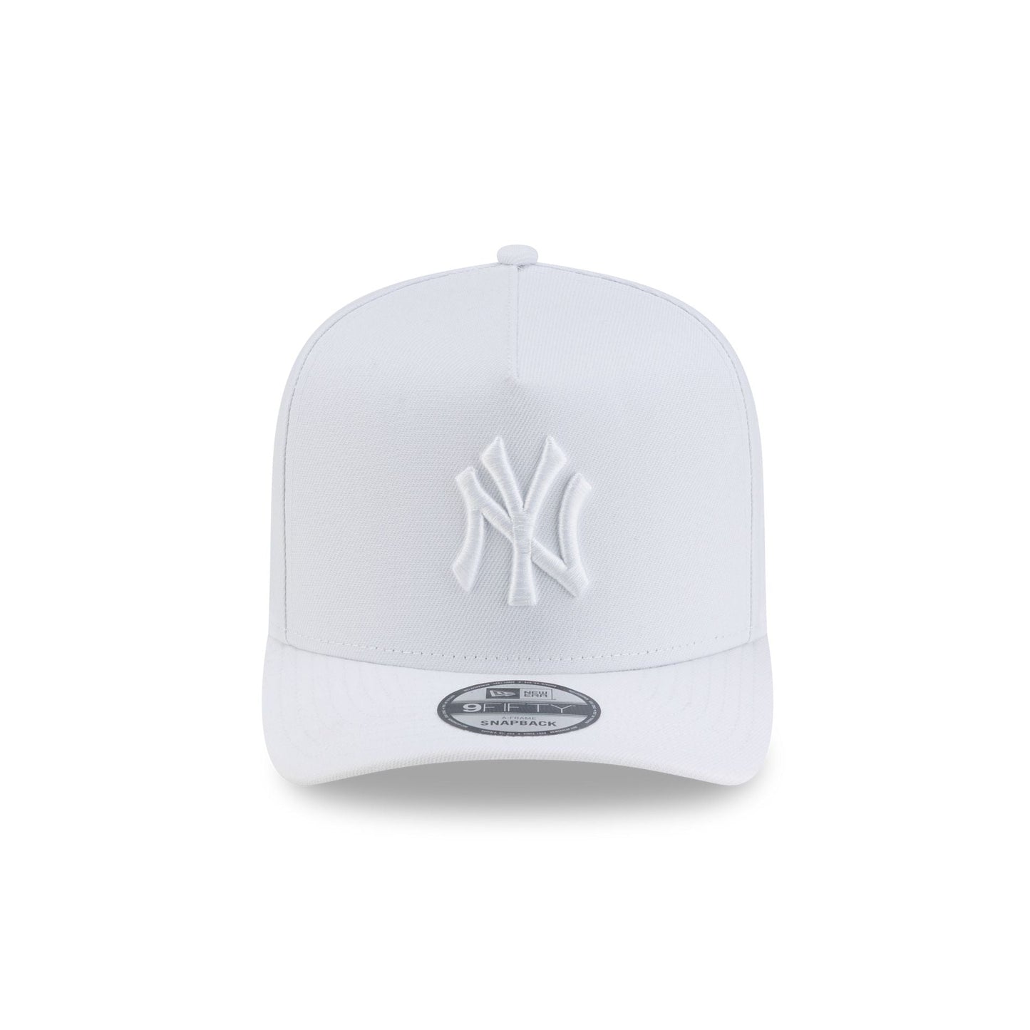 New York Yankees Basic Optic White 9FIFTY A-Frame Snapback Hat