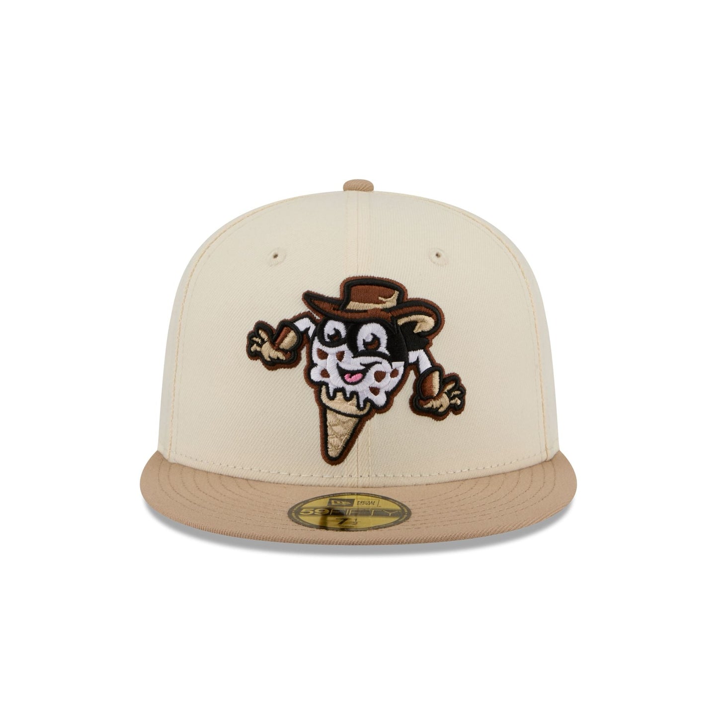 Binghamton Rumble Ponies Theme Night Beige 59FIFTY Fitted Hat