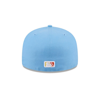 Charlotte Knights Theme Night Light Blue 59FIFTY Fitted Hat